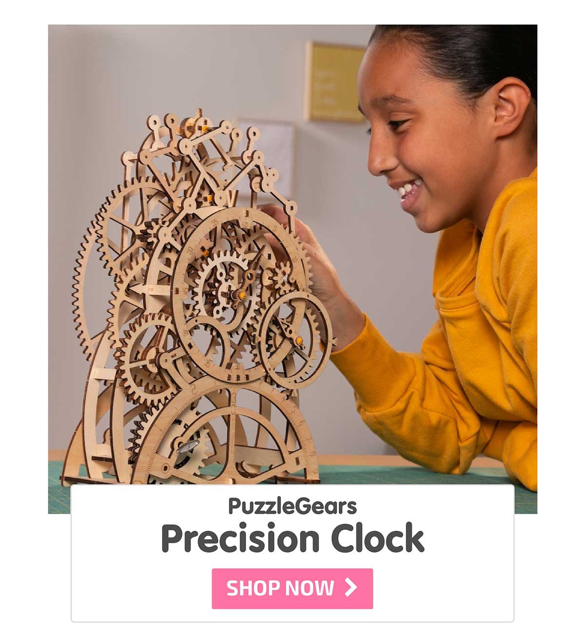 PuzzleGears: Precision Clock