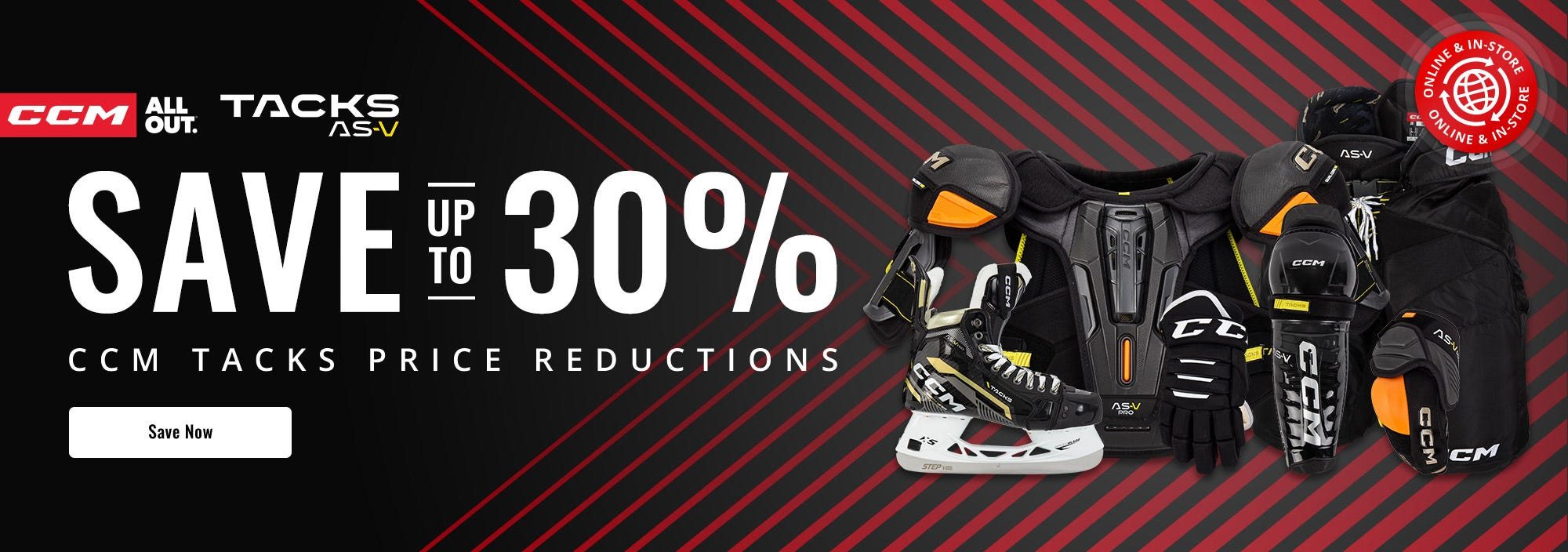 CCM Tacks Price Reductions | Save up to 30%