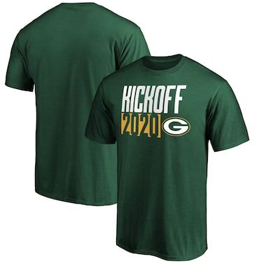 Green Bay Packers Fanatics Branded Kickoff 2020 T-Shirt - Green