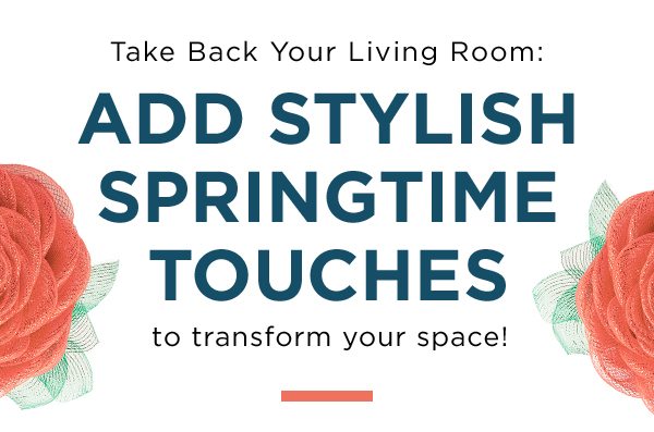 Add Springtime Touches