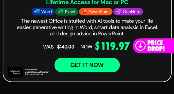 Microsoft Office 2024 Home for Mac or PC