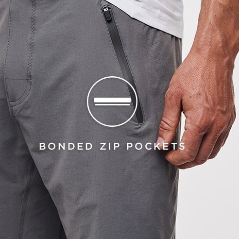 Bonded Zip Pockets