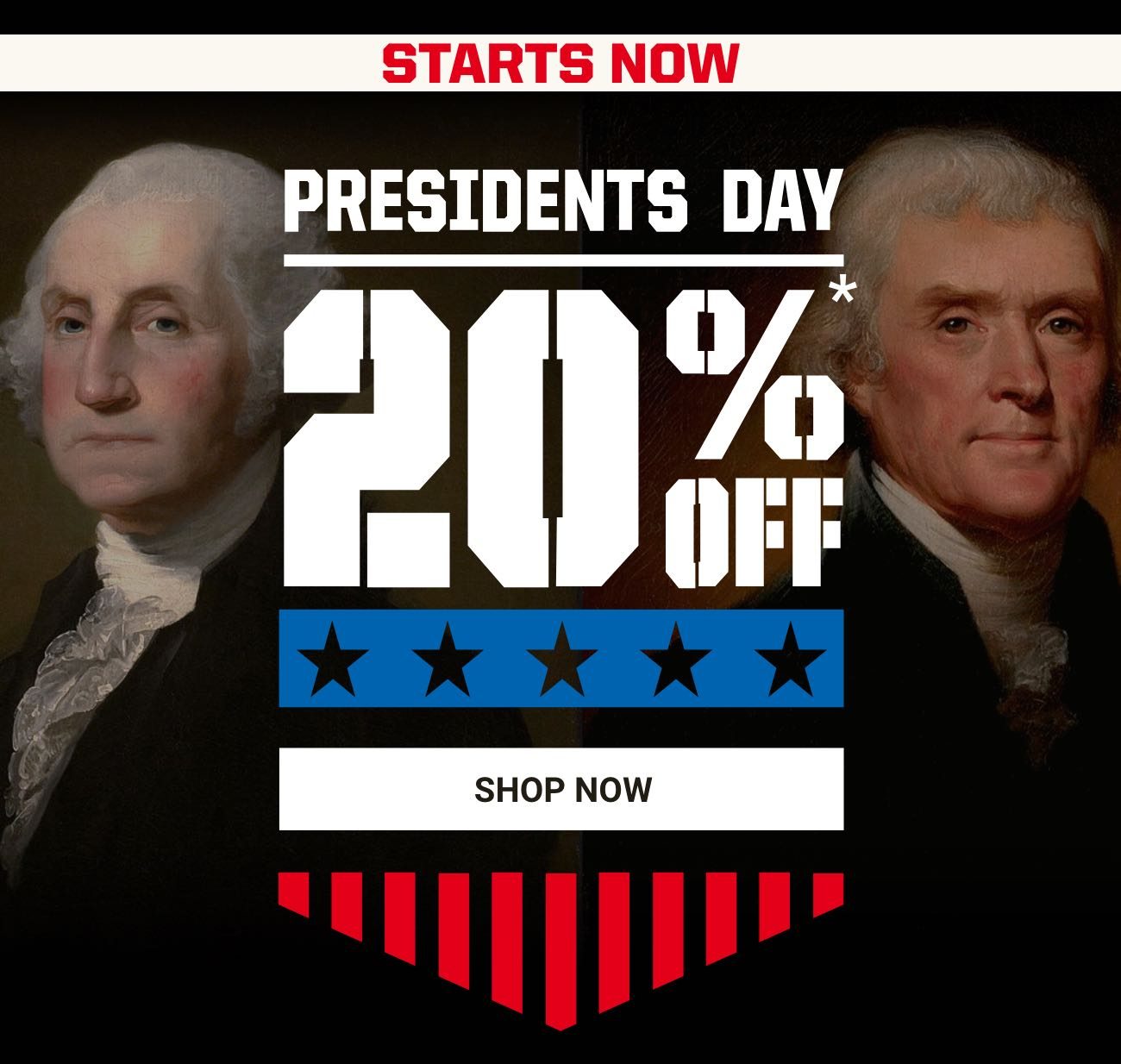 Presidents Day Starts Now