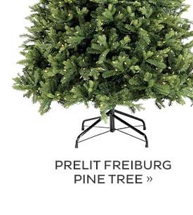 Prelit Freiburg Pine Tree