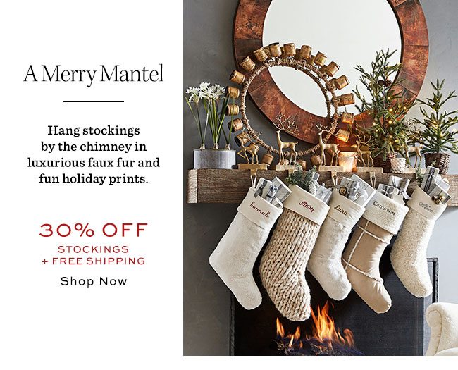 30% Off Stockings + Free Shipping