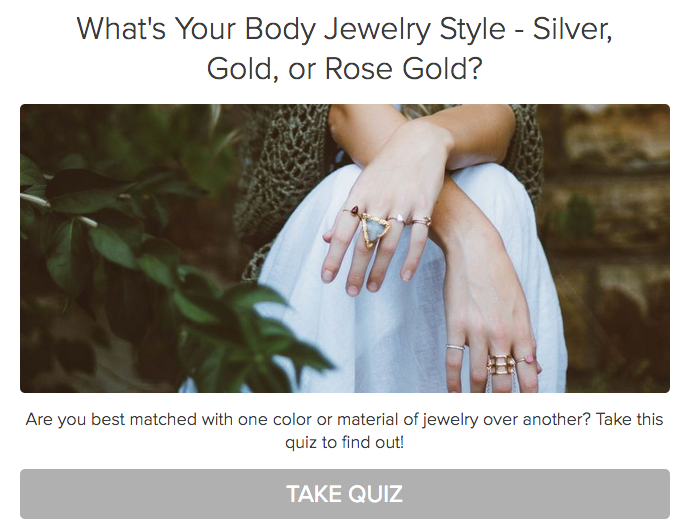 What's Your Body Jewelry Style? - Take The Quiz >