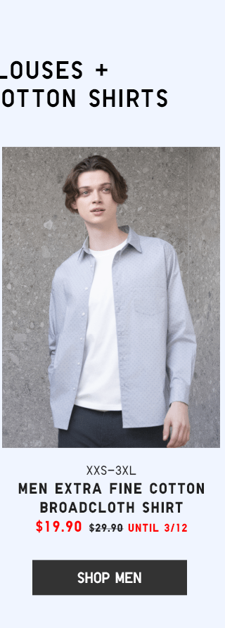 PDP6 - MEN EXTRA FINE COTTON BROADCLOTH SHIRT