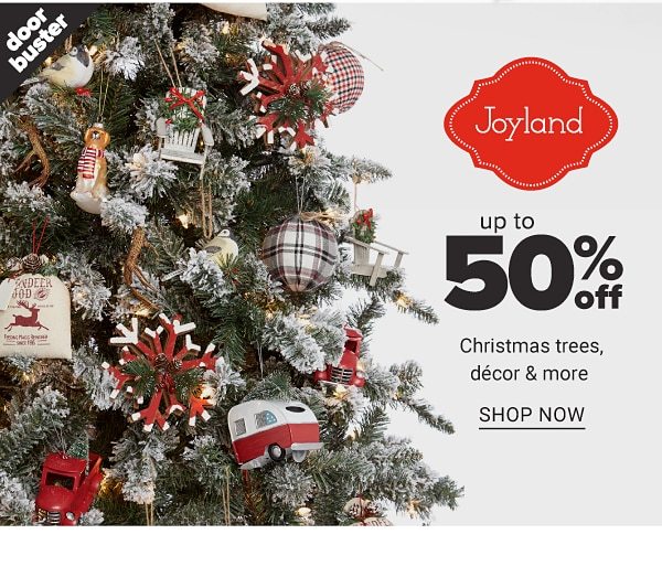 Up to 50% off Christmas Trees, Decor & more - Shop Now