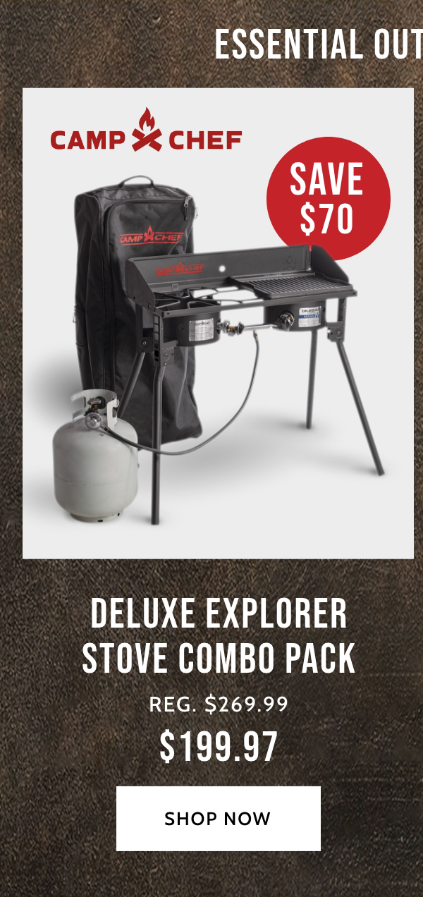 Camp Chef Deluxe Explorer Stove Combo Pack