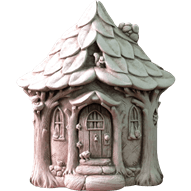 Critter Cottage Statue