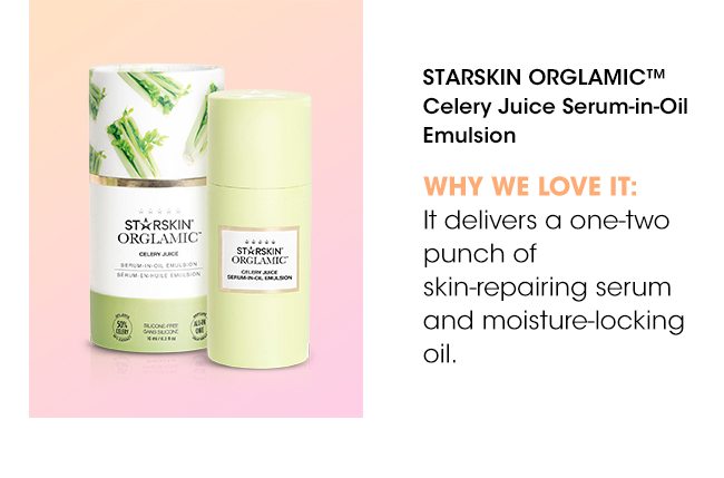 STARSKIN ORGLAMIC™ Celery Juice Serum-in-Oil Emulsion
