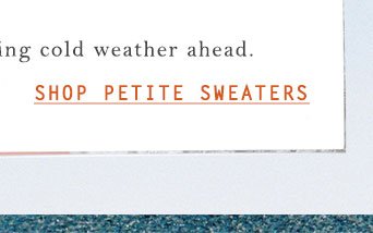 Shop petite sweaters.