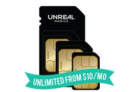 Unlimited Mobile w/ FREE GSM 3-in-1 SIM Card Kit