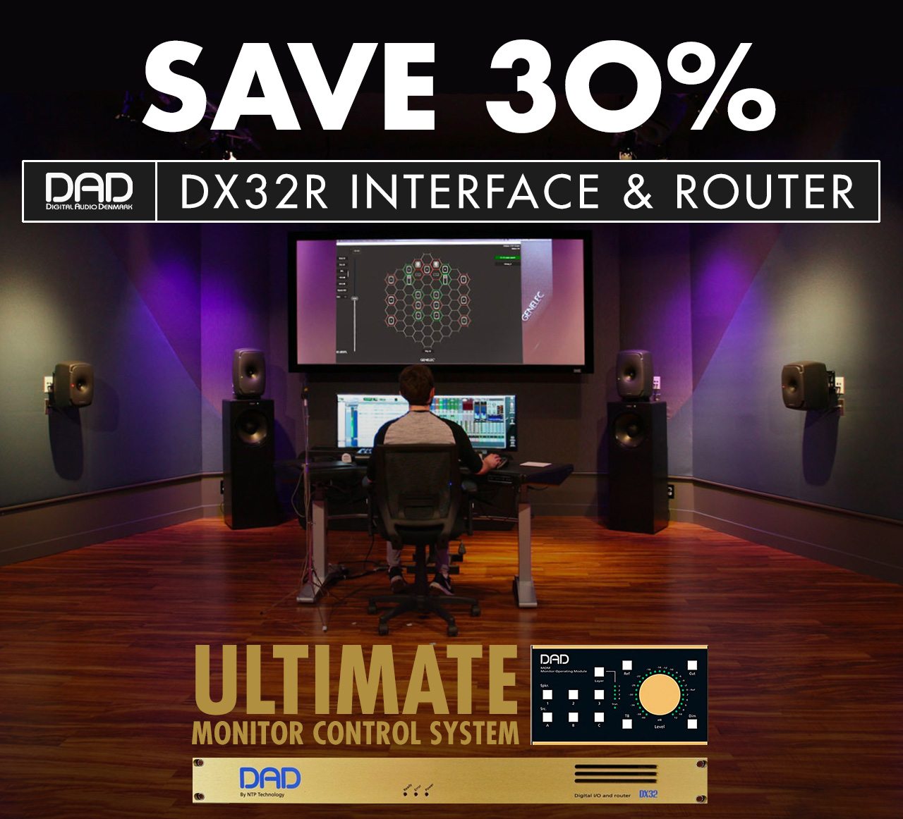 Save 30% On DAD's DX32R Interface & Router