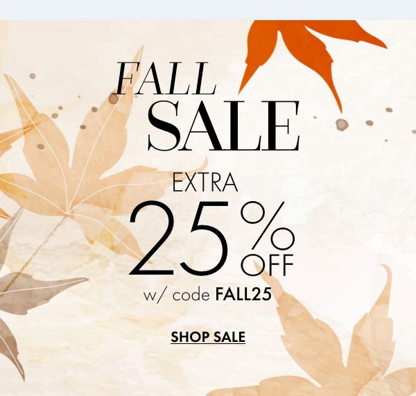 Fall Sale