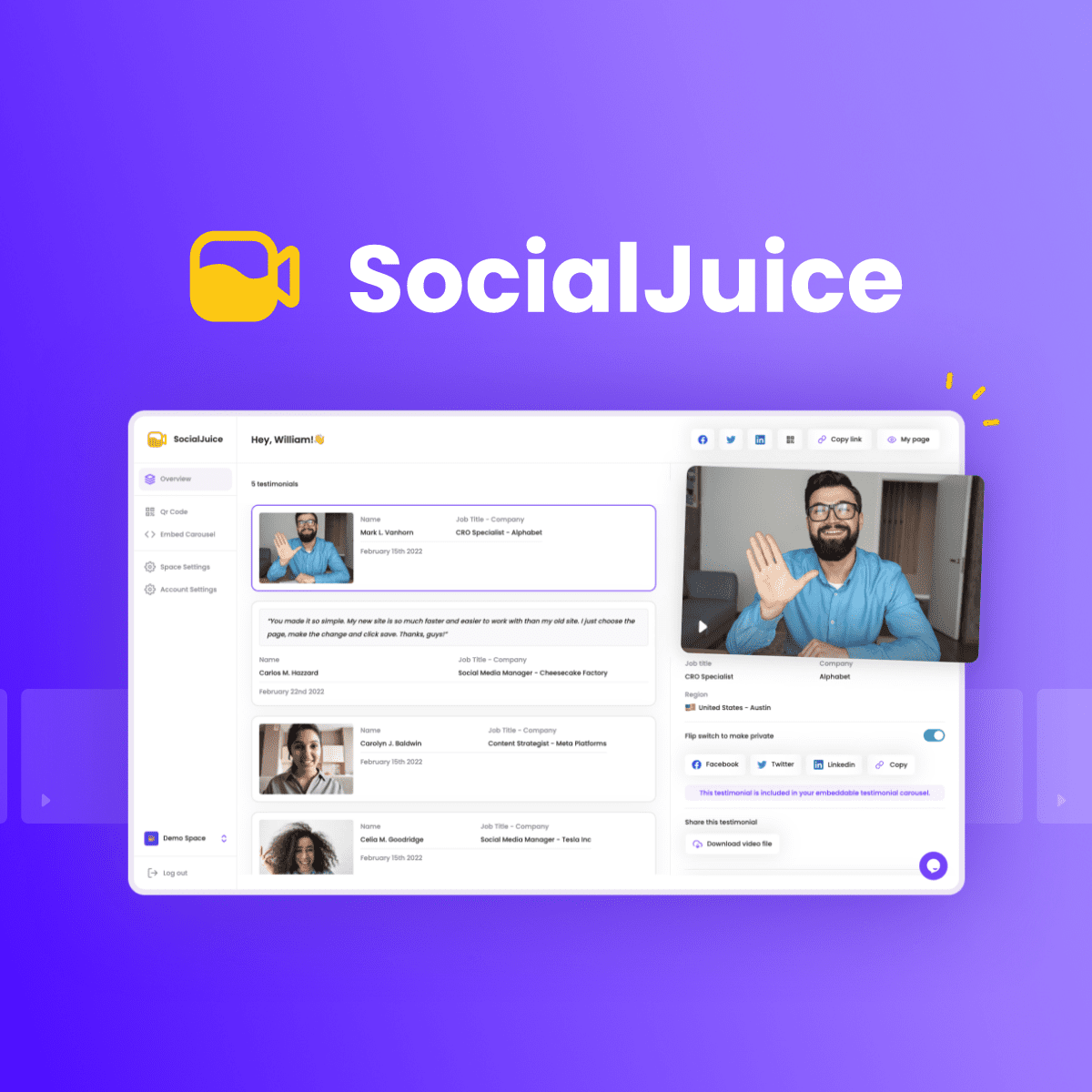 Lifetime access to SocialJuice