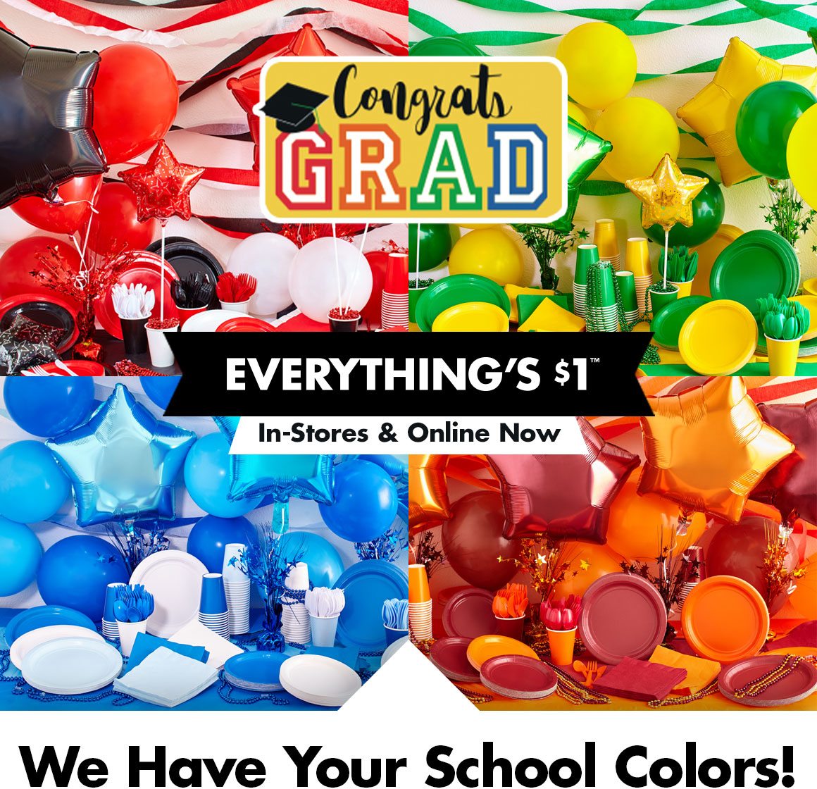 We Have Your School Colors!