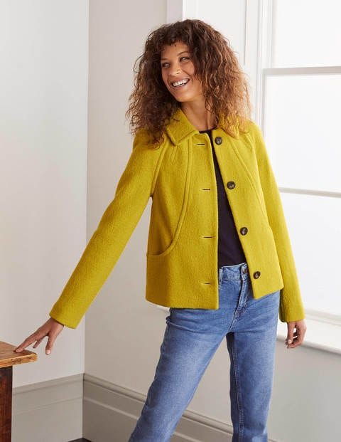 Hatfield Seam Jacket Yellow Women 
