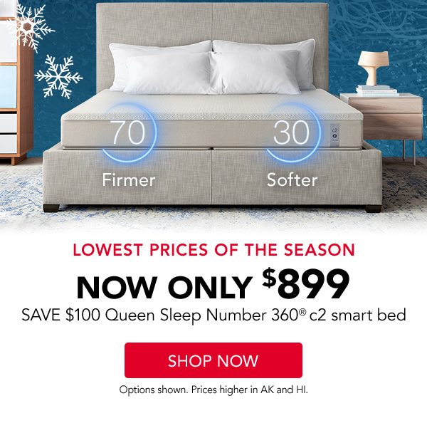 Queen c2 smart bed only $899 | Shop now