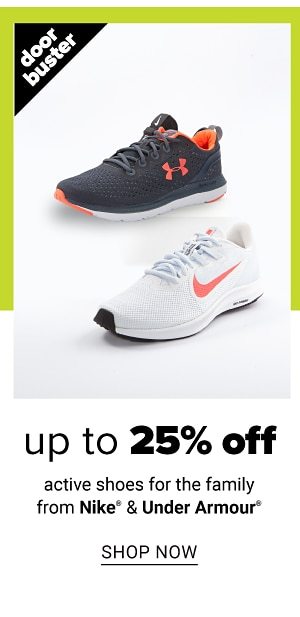 Up to 25% Off Active Shoes for the Family feat. Nike & UA - Shop Now