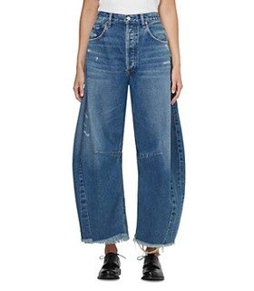 Citizens of Humanity High Rise Wide Leg Horseshoe Jeans in Magnolia