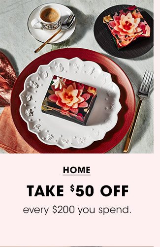 TAKE $50 OFF IN HOME