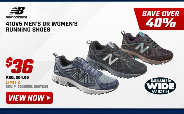 New Balance 410v5 Men's or Women's Running Shoes