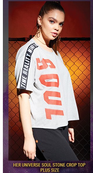 Soul Stone Crop Top Plus Size