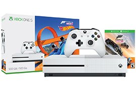 Xbox One S 500 GB Forza Hot Wheels Bundle (4k Blu-ray, 4k Streaming & HDR)