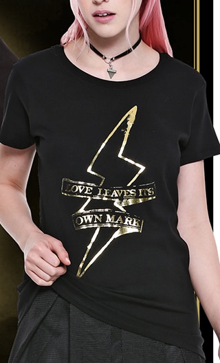 Love Leaves Its Own Mark Foil Tee