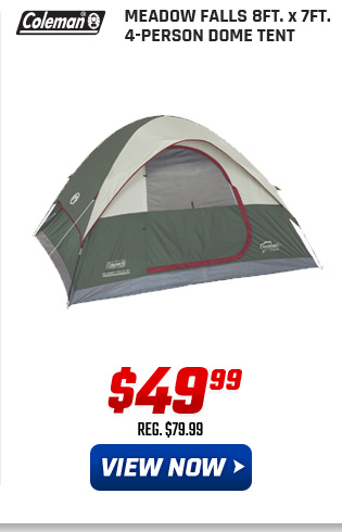 Coleman Meadow Falls 8 ft. x 7 ft. 4-Person Dome Tent