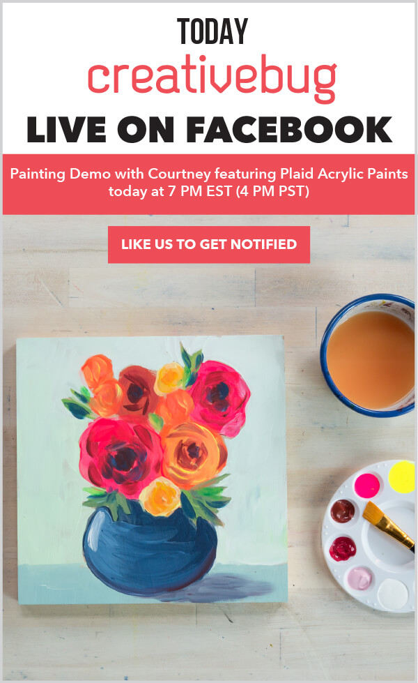 CreativeBug Facebook Live.