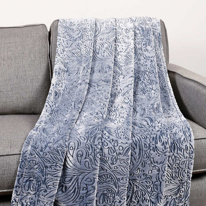 Life Comfort Studio Plush Throw 2-Pack, Paisley