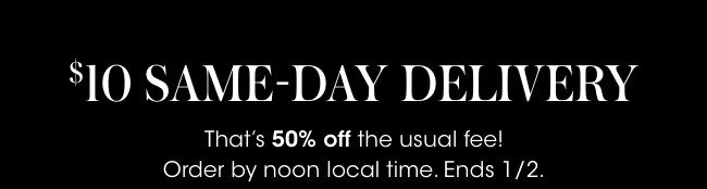 Same Day Delivery Promo