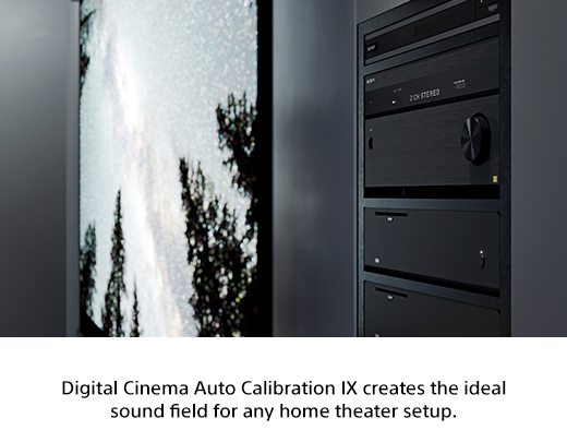 Digital Cinema Auto Calibration IX creates the ideal sound field for any home theater setup.