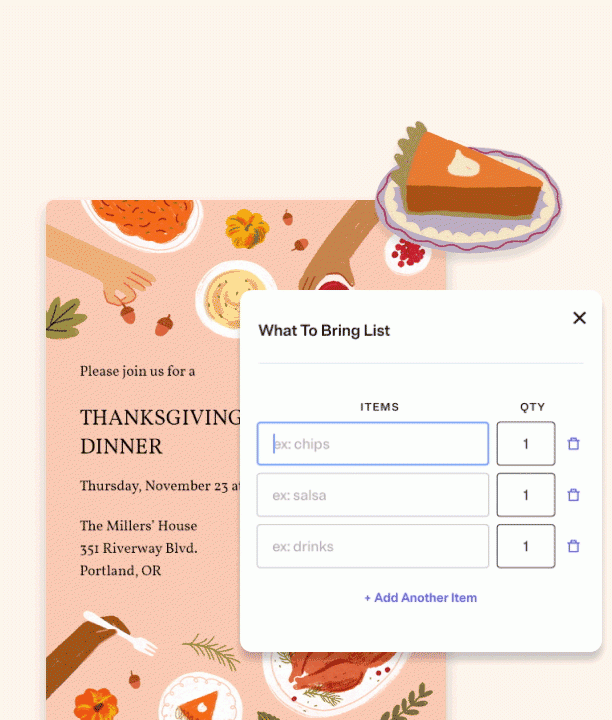 Thanksgiving Invites