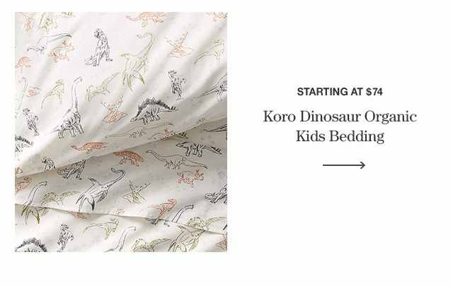 Koro Kids Organic Dinosaur Bedding