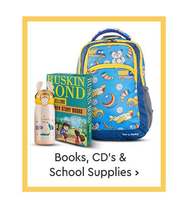 Books, CD's & School Supplies