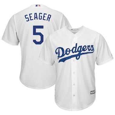 Corey Seager Los Angeles Dodgers Majestic Big & Tall Home Cool Base Player Jersey - White