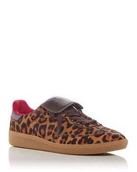 Jeffrey Campbell Women's Dillian Calf Hair Low Top Sneakers 