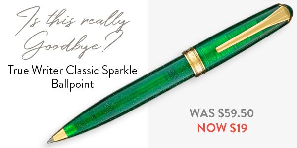 True Writer Classic Sparkle Ballpoint Pen