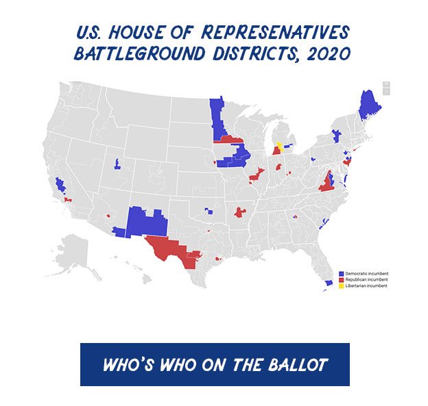 U.S. House of Representatives Battleground Districts, 2020