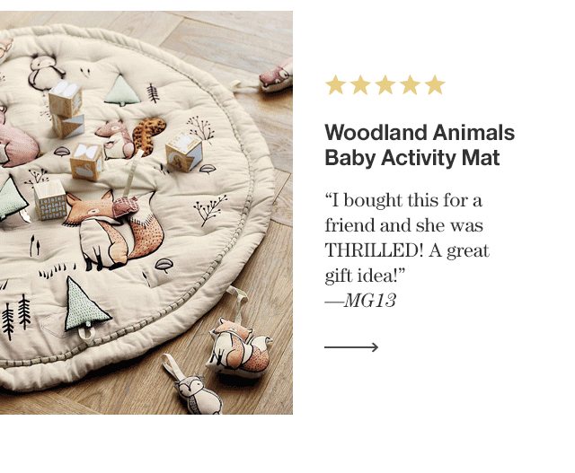 Woodland Animals Baby Activity Mat