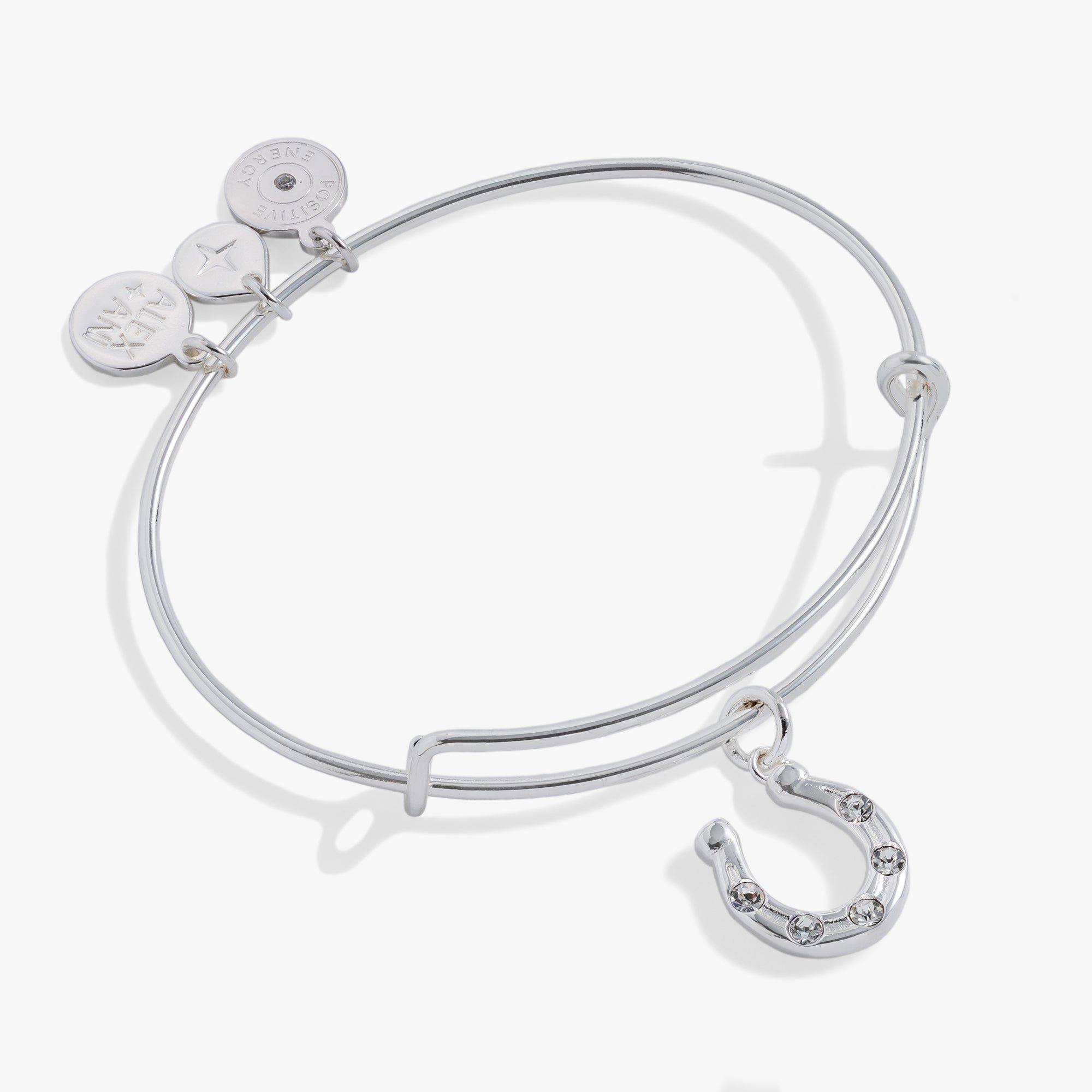 Image of Horseshoe Charm Bangle