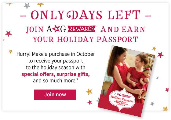 JOIN A☆G REWARDS™ AND EARN YOUR HOLIDAY PASSPORT