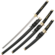 Black Japanese Sword Set