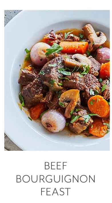 Beef Bourguignon Feast