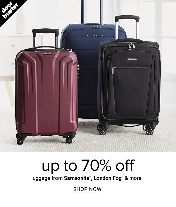 Up to 70% off Luggage from Samsonite, London Fog and more - Shop Now