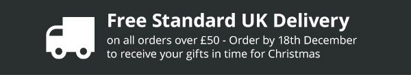 Free Standard UK Delivery on all orders over £50