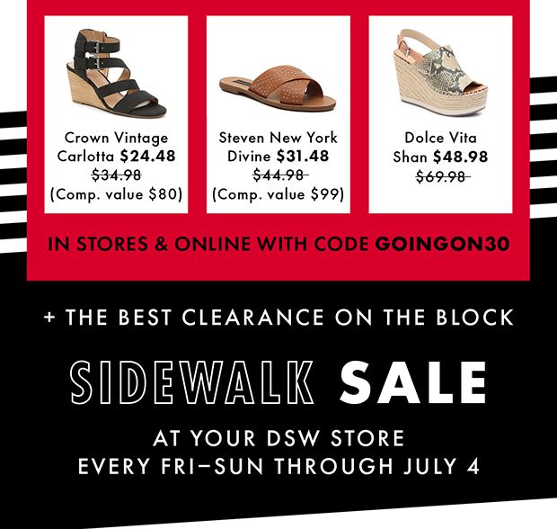 Re: Extra 30% off clearance. - DSW 